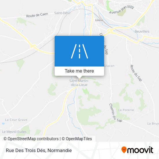 Rue Des Trois Dés map