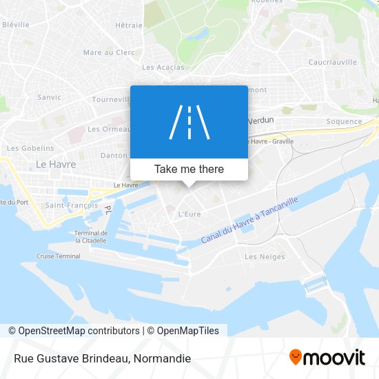 Rue Gustave Brindeau map