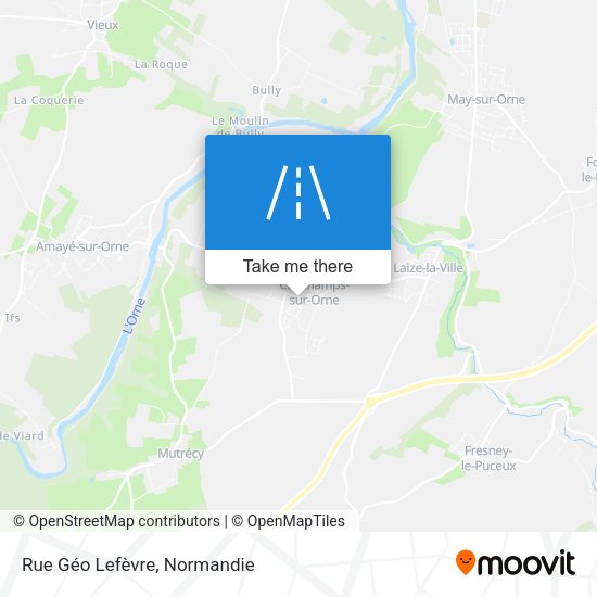 Rue Géo Lefèvre map