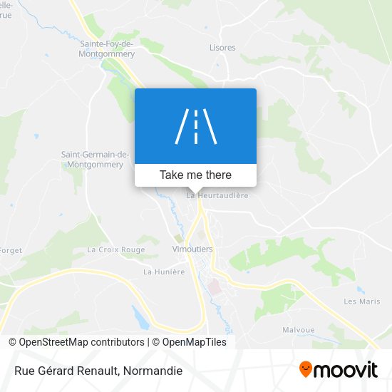 Rue Gérard Renault map