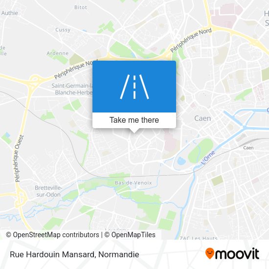 Rue Hardouin Mansard map
