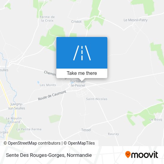 Sente Des Rouges-Gorges map