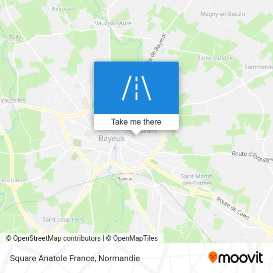 Square Anatole France map