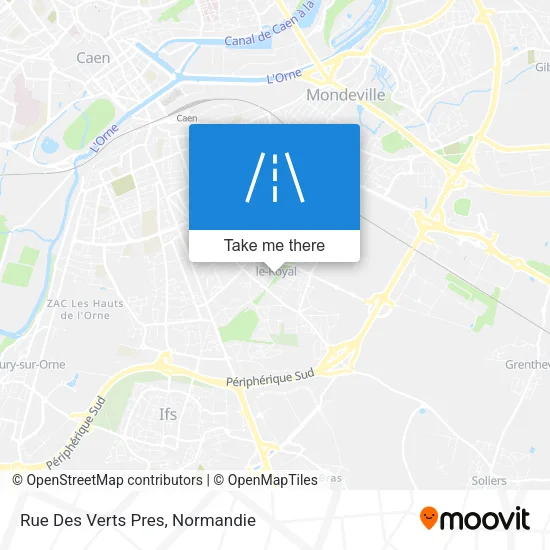 Rue Des Verts Pres map