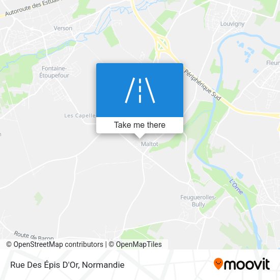 Rue Des Épis D'Or map
