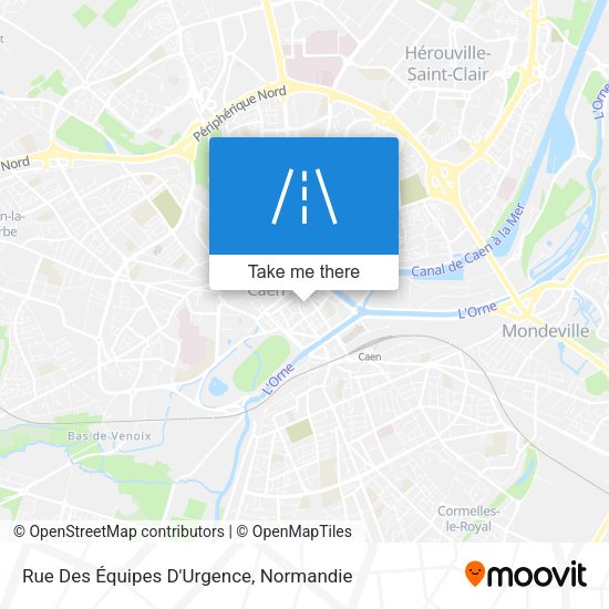 Rue Des Équipes D'Urgence map