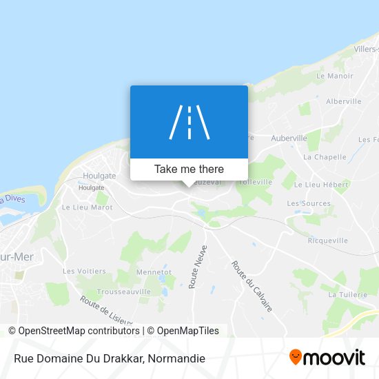 Rue Domaine Du Drakkar map