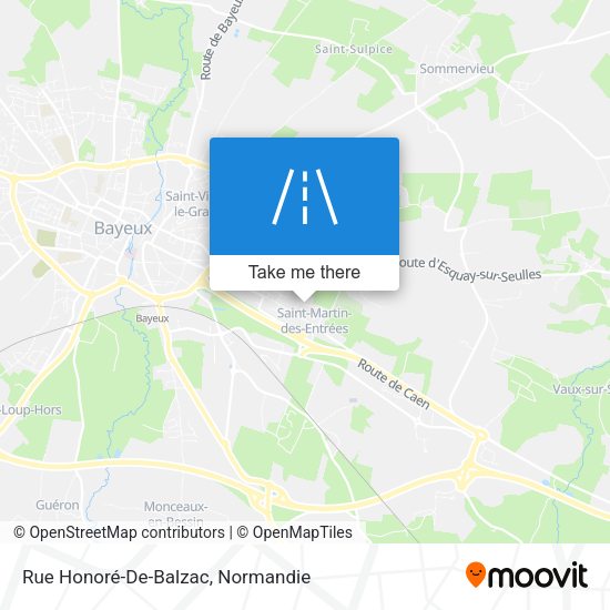Rue Honoré-De-Balzac map