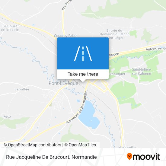 Rue Jacqueline De Brucourt map