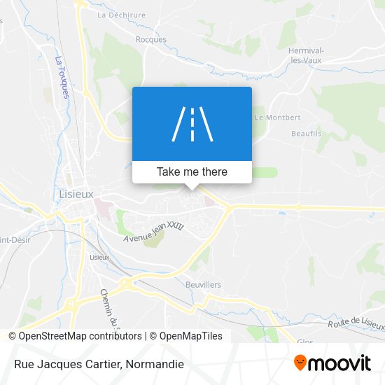 Rue Jacques Cartier map