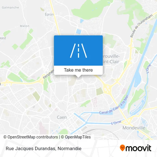 Rue Jacques Durandas map