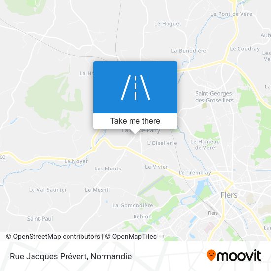 Rue Jacques Prévert map