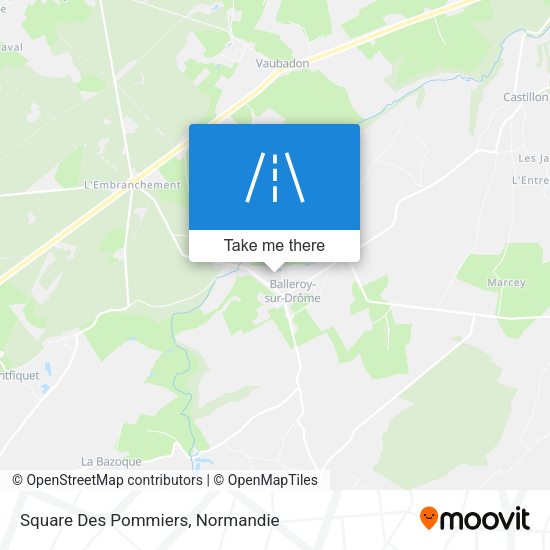 Square Des Pommiers map