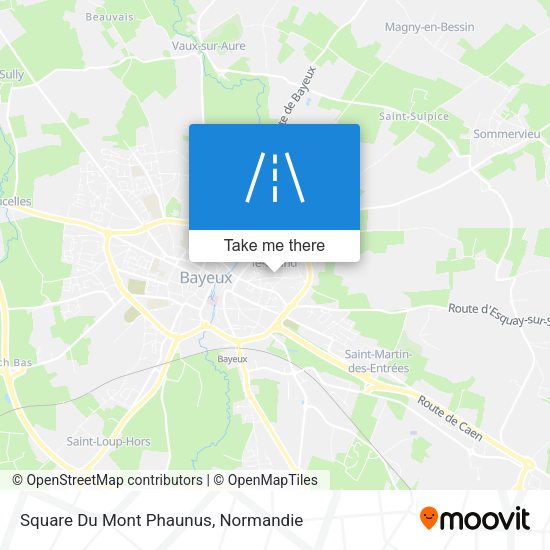 Square Du Mont Phaunus map