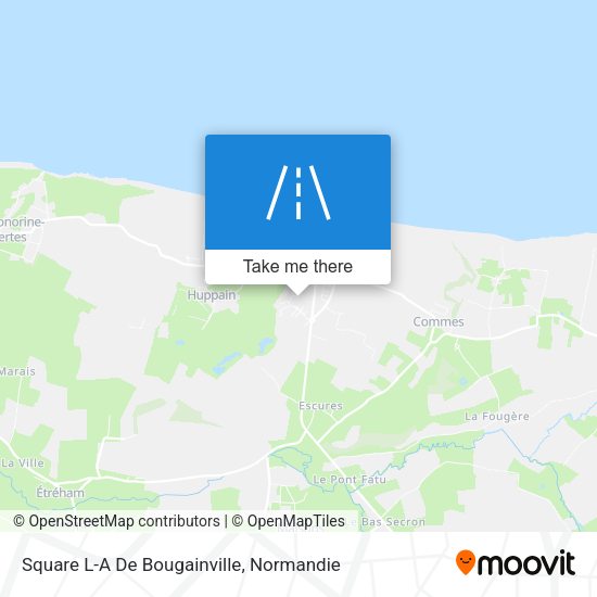 Square L-A De Bougainville map