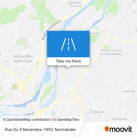 Rue Du 5 Novembre 1993 map