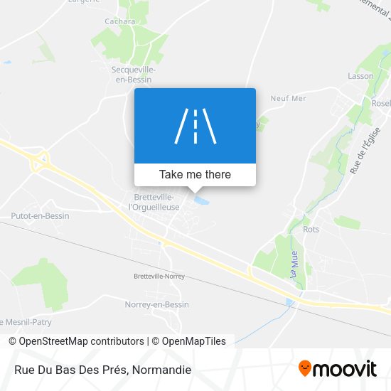 Rue Du Bas Des Prés map