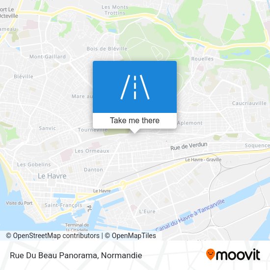 Rue Du Beau Panorama map