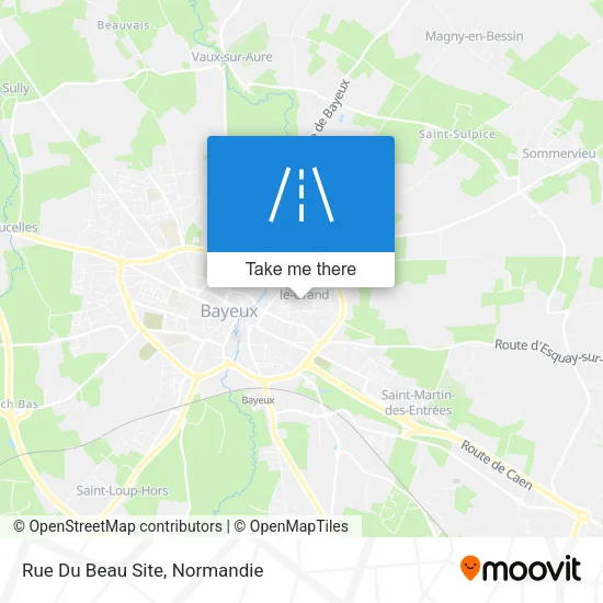 Rue Du Beau Site map