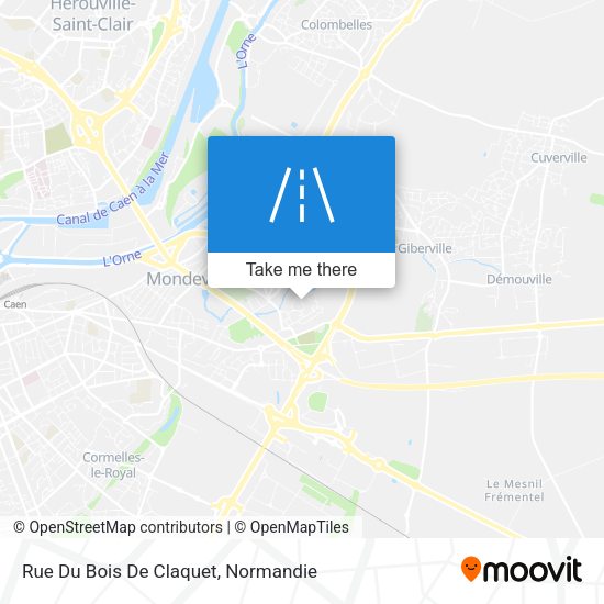 Rue Du Bois De Claquet map
