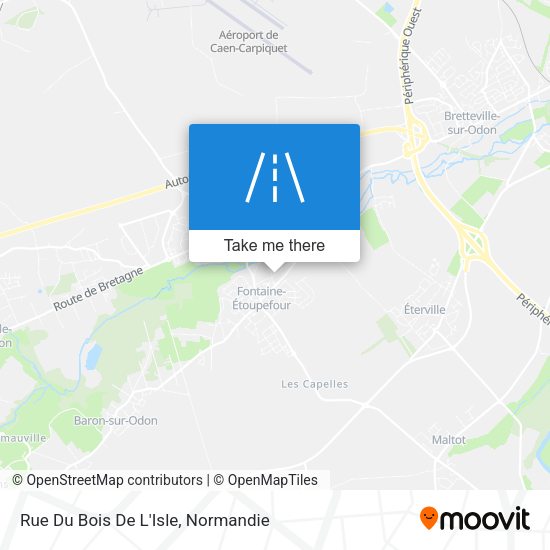 Rue Du Bois De L'Isle map