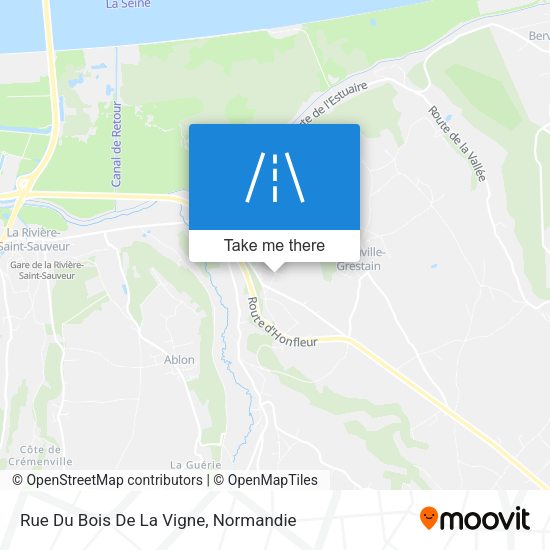 Rue Du Bois De La Vigne map