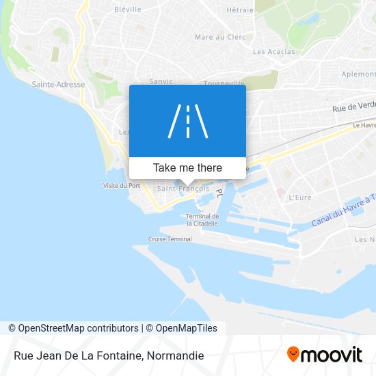 Rue Jean De La Fontaine map