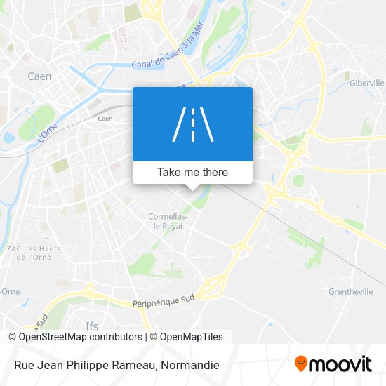 Rue Jean Philippe Rameau map
