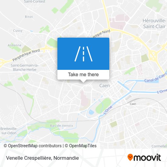 Venelle Crespellière map