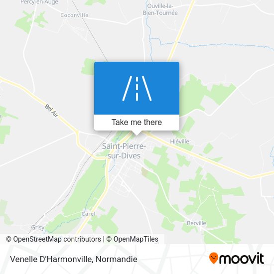 Venelle D'Harmonville map