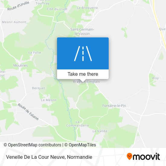 Venelle De La Cour Neuve map