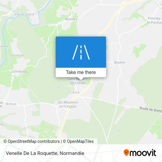 Venelle De La Roquette map