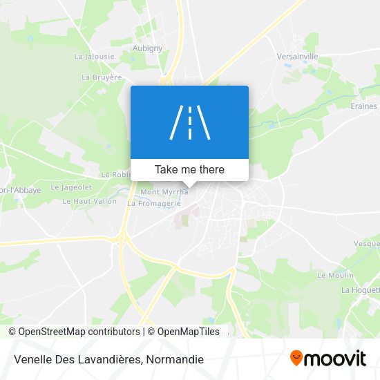 Venelle Des Lavandières map