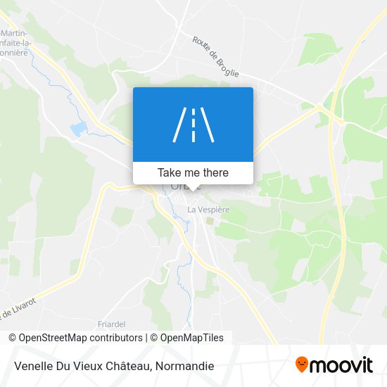 Venelle Du Vieux Château map