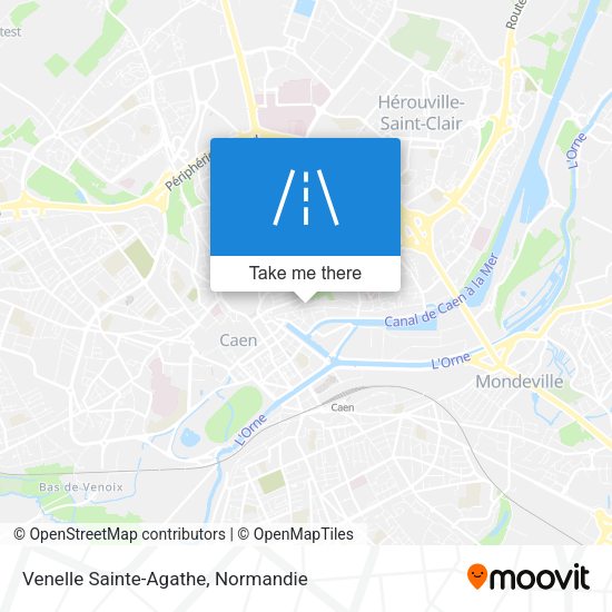 Venelle Sainte-Agathe map