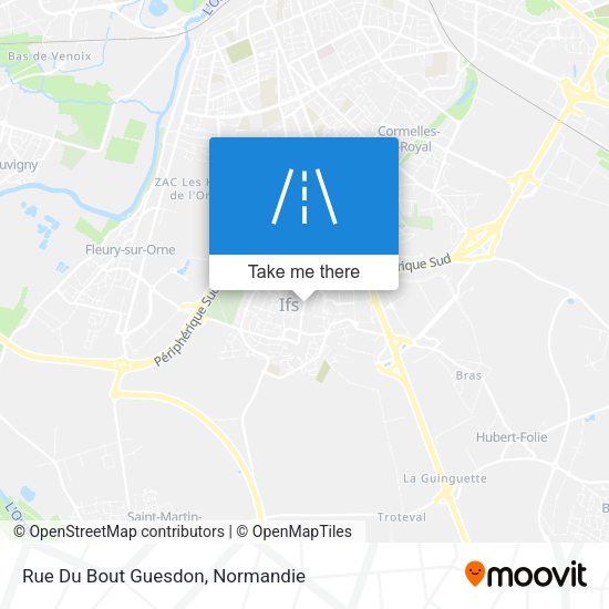Rue Du Bout Guesdon map