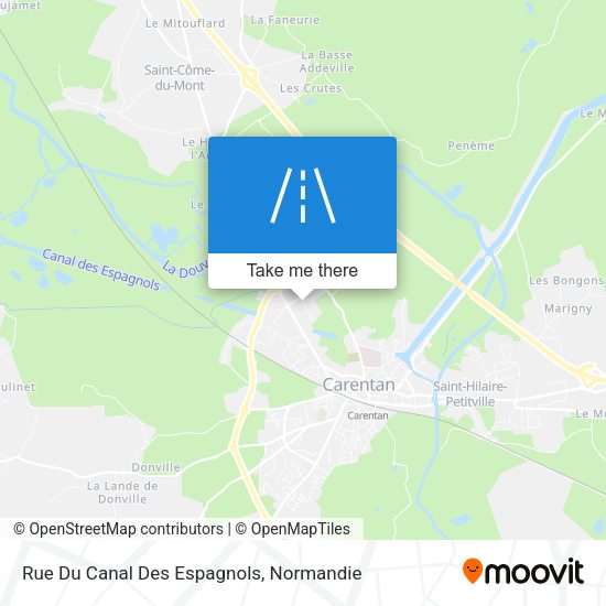 Rue Du Canal Des Espagnols map