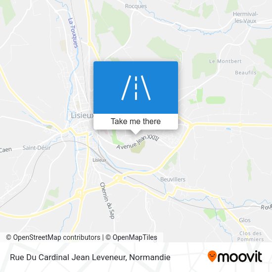 Rue Du Cardinal Jean Leveneur map