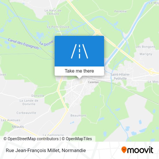 Rue Jean-François Millet map