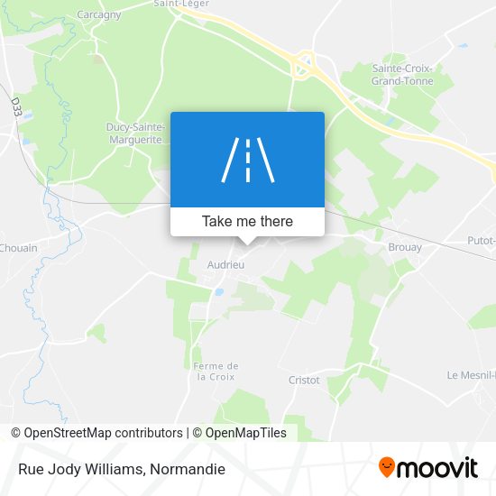 Rue Jody Williams map