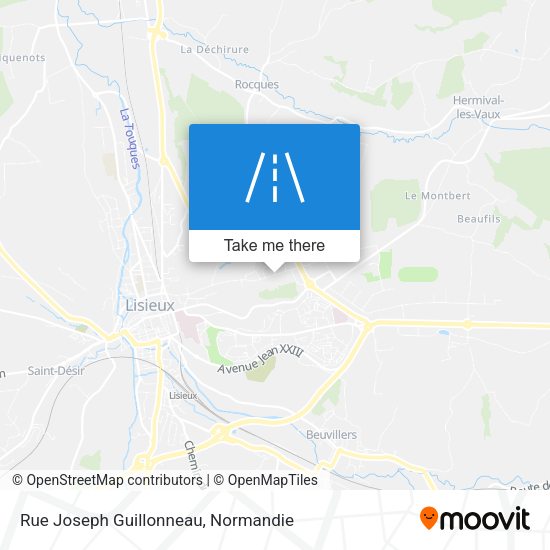 Rue Joseph Guillonneau map