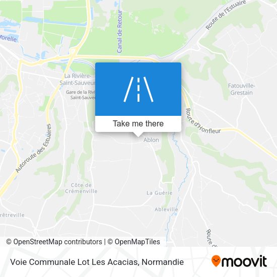 Voie Communale Lot Les Acacias map