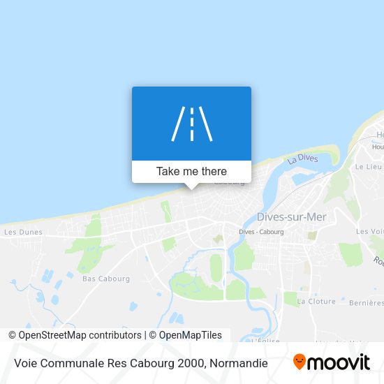 Voie Communale Res Cabourg 2000 map