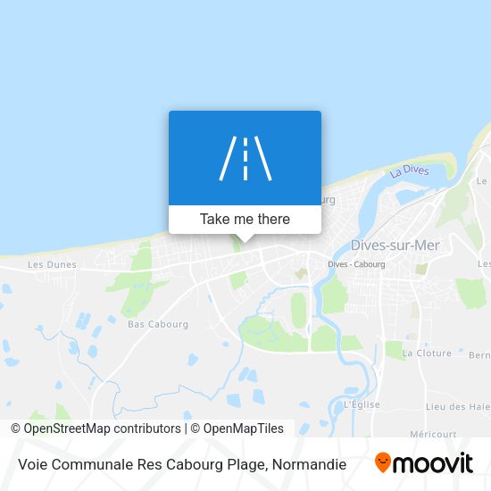 Voie Communale Res Cabourg Plage map