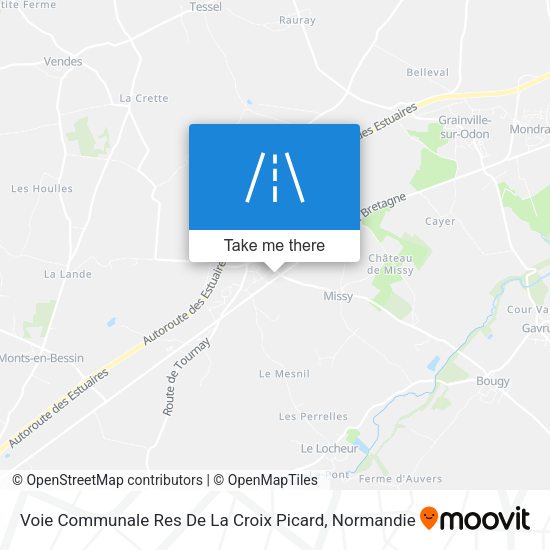 Voie Communale Res De La Croix Picard map