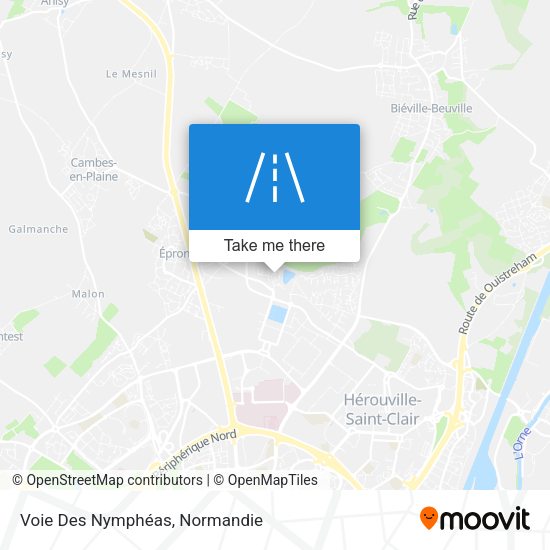 Voie Des Nymphéas map