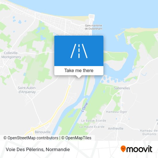 Voie Des Pèlerins map