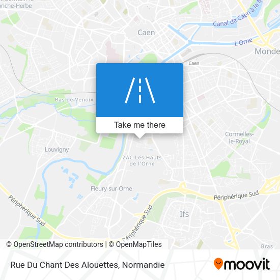 Rue Du Chant Des Alouettes map