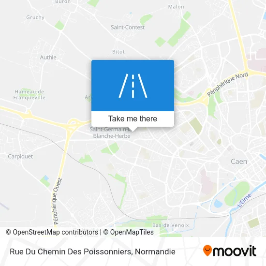 Rue Du Chemin Des Poissonniers map
