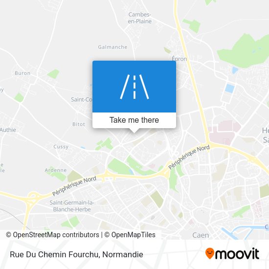 Rue Du Chemin Fourchu map